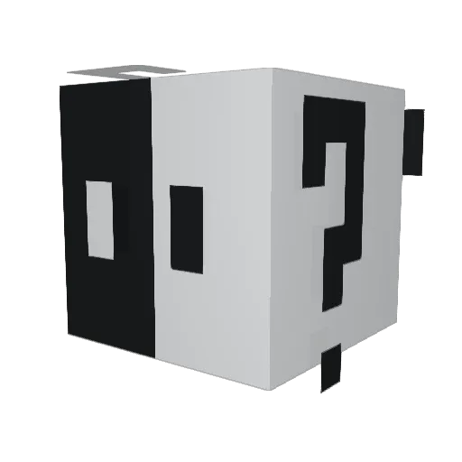 TaxCollectr Minecraft avatar head, 3D render