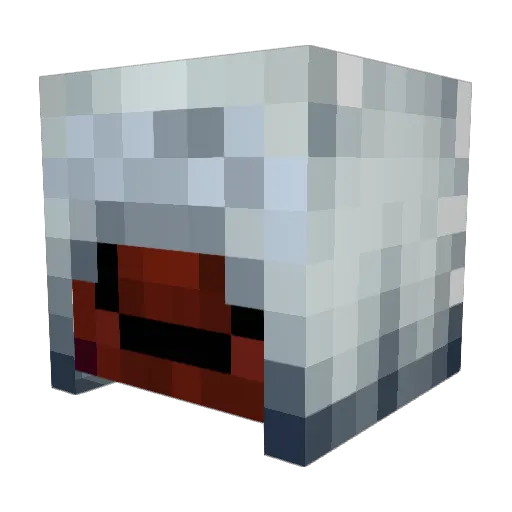 TaxaK Minecraft avatar head, 3D render