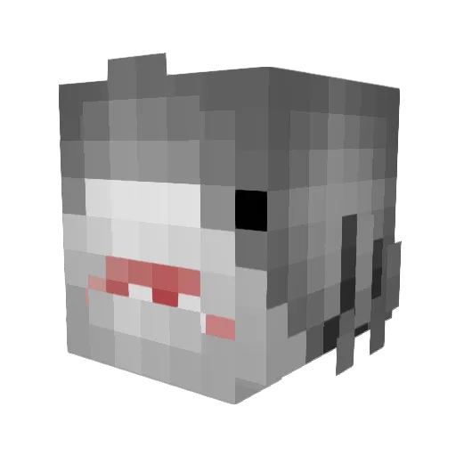 Taxlist Minecraft avatar head, 3D render