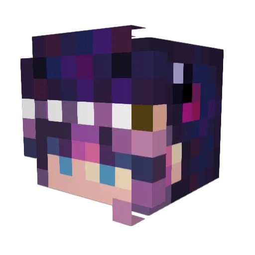 Tay597 Minecraft avatar head, 3D render