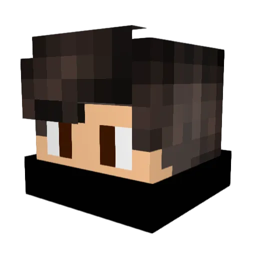 TayFuu Minecraft avatar head, 3D render