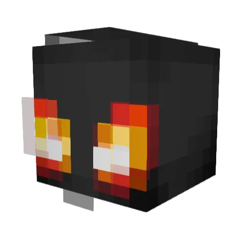 TayGorn Minecraft avatar head, 3D render