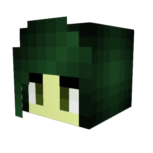 TaySmoove Minecraft avatar head, 3D render