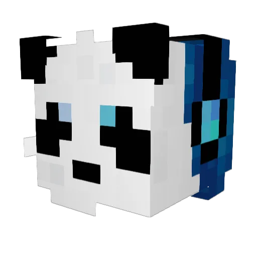 TayTay09 Minecraft avatar head, 3D render
