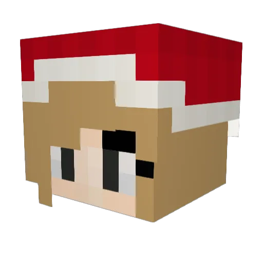 TayYuTong Minecraft avatar head, 3D render