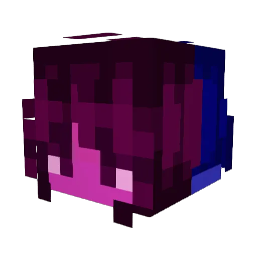 TayikoGaming Minecraft avatar head, 3D render