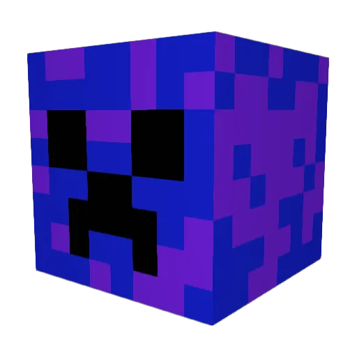 Taykizz Minecraft avatar head, 3D render