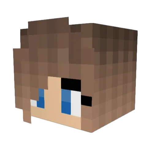 Tayla18 Minecraft avatar head, 3D render