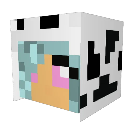 Taylor6758 Minecraft avatar head, 3D render