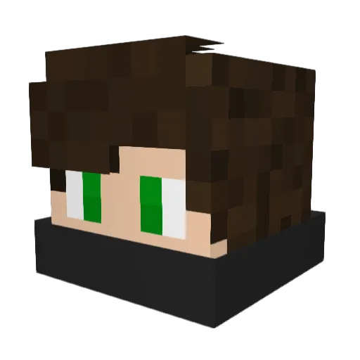 TaylorSwift_EZ Minecraft avatar head, 3D render