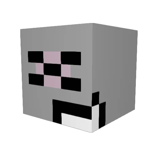 TaylorThePirate Minecraft avatar head, 3D render