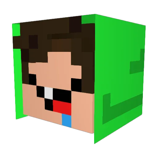 Taylor_Gamer Minecraft avatar head, 3D render