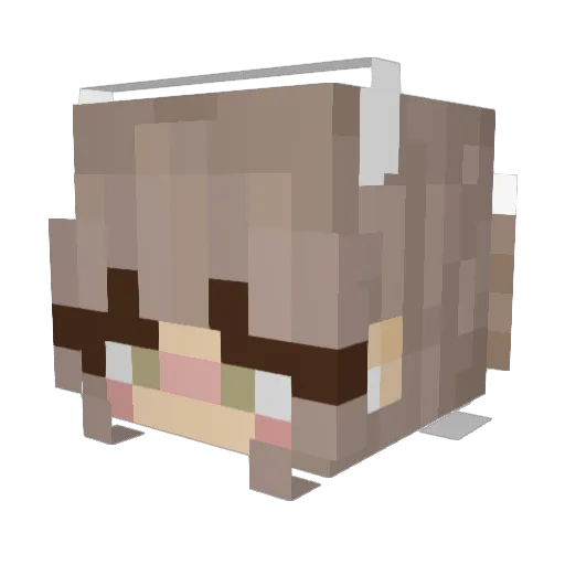 Taylor_Paige Minecraft avatar head, 3D render
