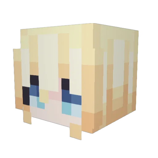 Tayn__ Minecraft avatar head, 3D render