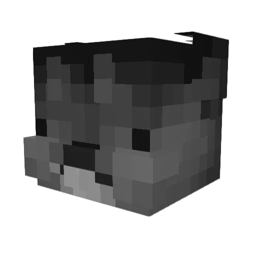 TayoGG Minecraft avatar head, 3D render