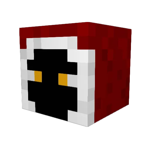 Tayomachi Minecraft avatar head, 3D render