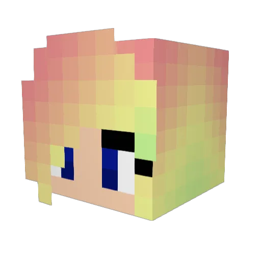 TazSnowTiger Minecraft avatar head, 3D render