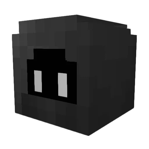 Tazacker Minecraft avatar head, 3D render