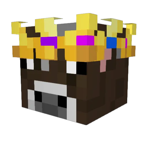 Tazcapper Minecraft avatar head, 3D render