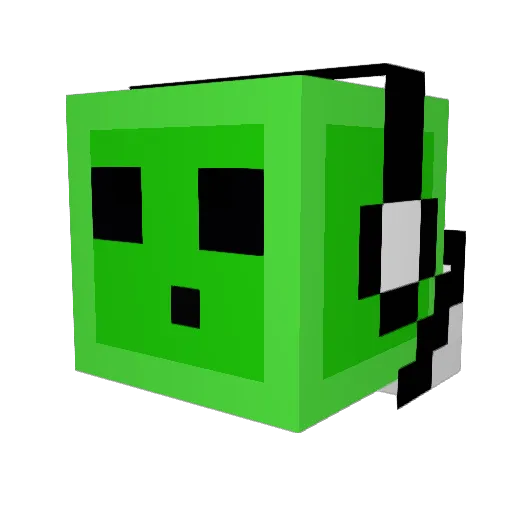 Taze_Dani Minecraft avatar head, 3D render