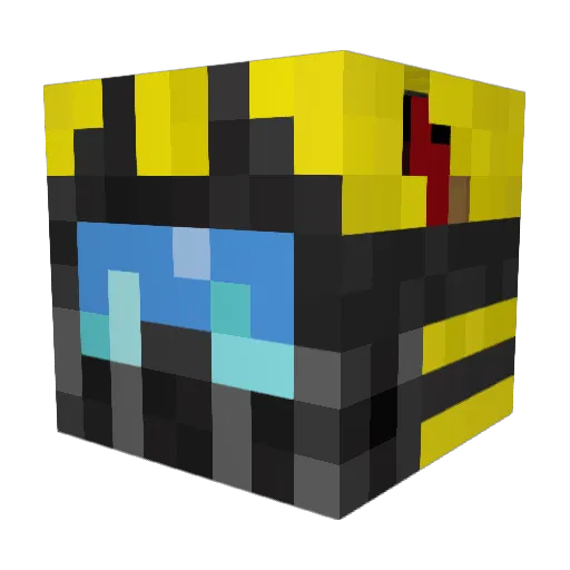 Tazerface2099 Minecraft avatar head, 3D render