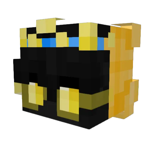 Tazerrr_ Minecraft avatar head, 3D render