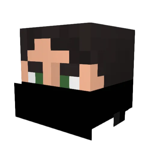 Tazman00001 Minecraft avatar head, 3D render