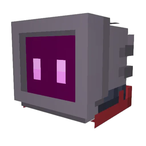 TazoQC Minecraft avatar head, 3D render