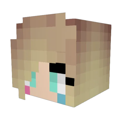 Tazza79 Minecraft avatar head, 3D render