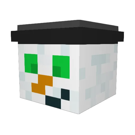 Tazzz_ Minecraft avatar head, 3D render