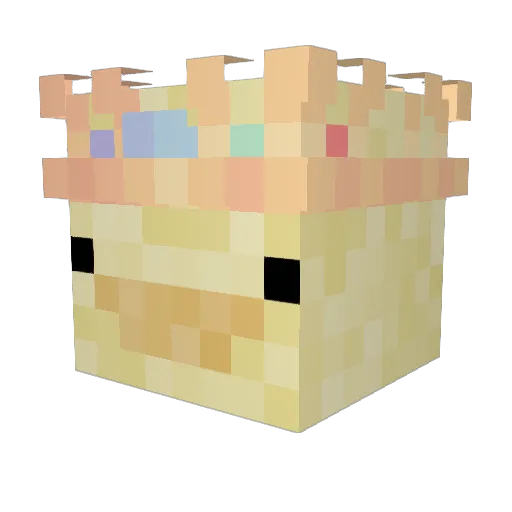 Tb0ne69 Minecraft avatar head, 3D render