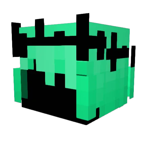 TbT480 Minecraft avatar head, 3D render