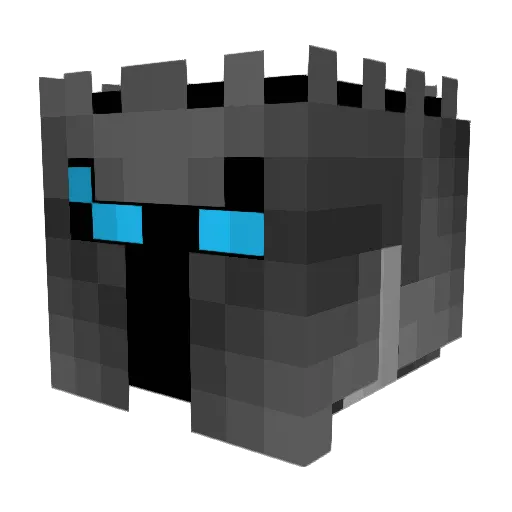Tberger Minecraft avatar head, 3D render