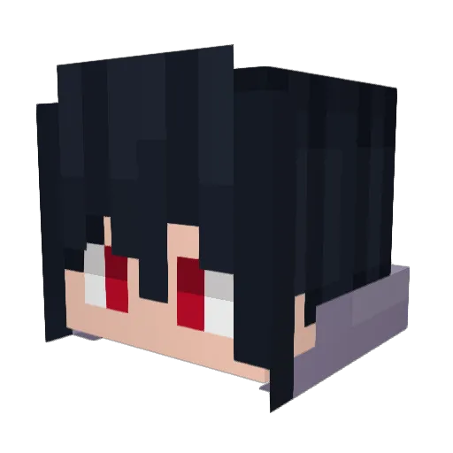 TbirdLuke11 Minecraft avatar head, 3D render