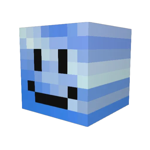 Tbleydh Minecraft avatar head, 3D render