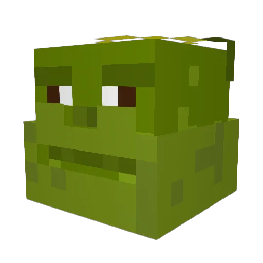 Tboi_73 Minecraft avatar head, 3D render