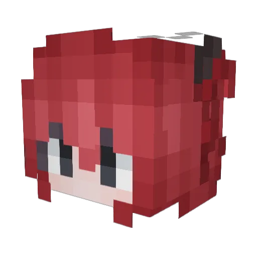 Tbpmh Minecraft avatar head, 3D render