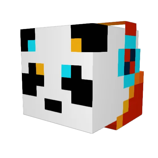 Tbrad42 Minecraft avatar head, 3D render