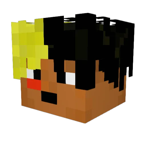 Tcamb1 Minecraft avatar head, 3D render