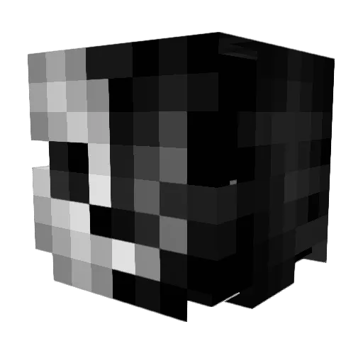 TcgDelta Minecraft avatar head, 3D render