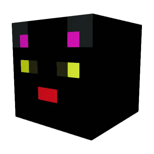 Tcheesen Minecraft avatar head, 3D render