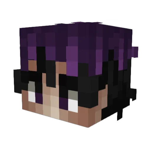 Tchenkov Minecraft avatar head, 3D render