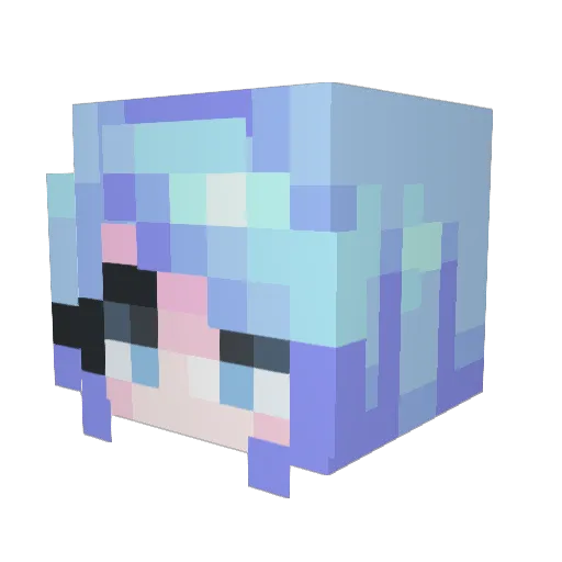 Tdemon94 Minecraft avatar head, 3D render