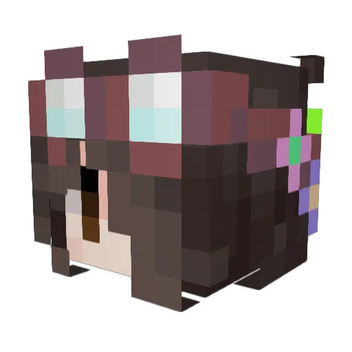 Tdevil770 Minecraft avatar head, 3D render