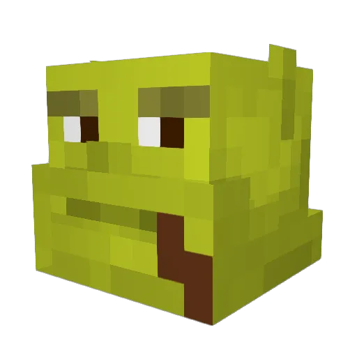 Tdog50001 Minecraft avatar head, 3D render