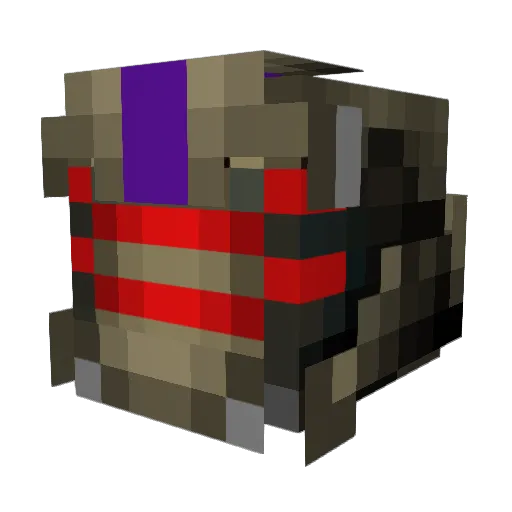 Tdoggjr Minecraft avatar head, 3D render