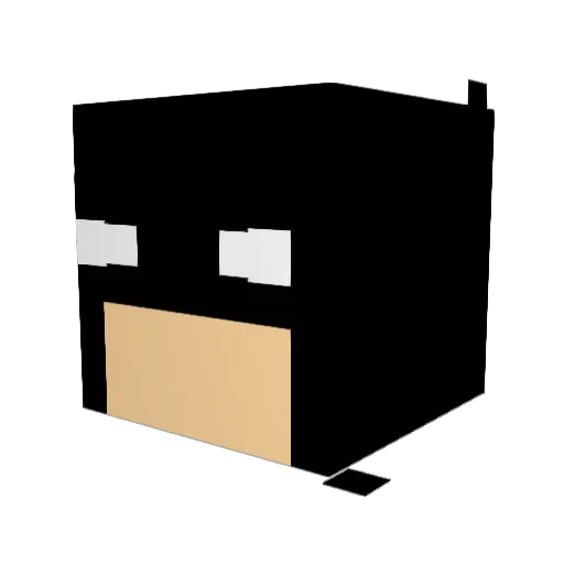 Tduell07 Minecraft avatar head, 3D render
