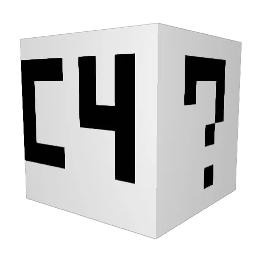 TeAmoEmy Minecraft avatar head, 3D render