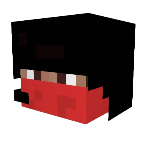 TeEpicDamage Minecraft avatar head, 3D render