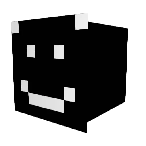 TeHtinycuP Minecraft avatar head, 3D render